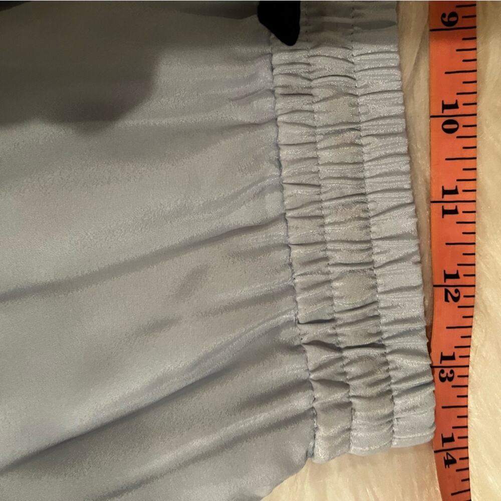 NEW FORENZA Colorblock Striped Drawstring Waist Maxi Skirt Blue NWT - Picture 12 of 15